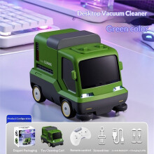 New Desktop Series Remote Control Vacuum Cleaner Decompression Cleaning Vehicle Sanitation Vehicle Birthday Toy Gift B