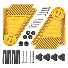 2pcs Multi-Purpose Feathers Loc Board Set Woodworking Engraving Machine Double Featherboards Miter Gauge Slot DIY Tools