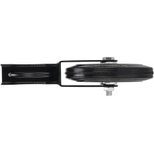 Roue de Portail Agricole Robuste de 15 cm (6 Po), Noire, Paquet de 1, Roulettes Métalliques Adaptées Aux Portails Battants en Métal
