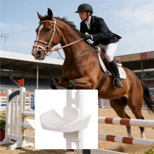 2 Pieces Horse Jump Cups Equestrian Equipment,Horse Jumping Cups for Practice and Riding School