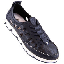 Rieker Womens/Ladies Cut Out Leather Shoes