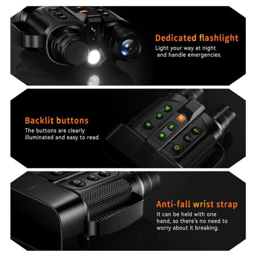 Professional Rangefinder Night Vision Goggles Digital Scope for Research Outdoor Exploration Precise Distance 2