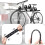 12Pcs Bike Rack Stabilizer Straps, Replacement Rubber Strap Kit , Wheel Securing Straps for Bike Racks 3