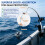 4 Pezzi di Peso per Downrigger con Snubber con Cuscinetti A Sfera e Girella, Snubber da Traina per La Pesca 4