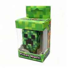 (Creeper)Minecraft Cartoon Light Keychain With Creeper And Skeleton For Video Enthusiasts Game