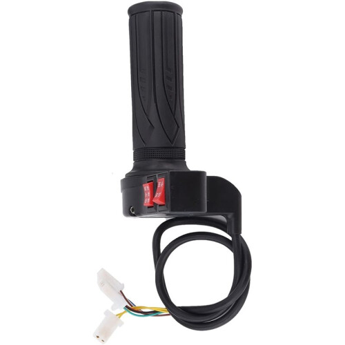 Universal Electric Bicycle Throttle Handle, 3-Speed Adjustable with Forward/Reverse Control for E-Bike Twist Throttle 1