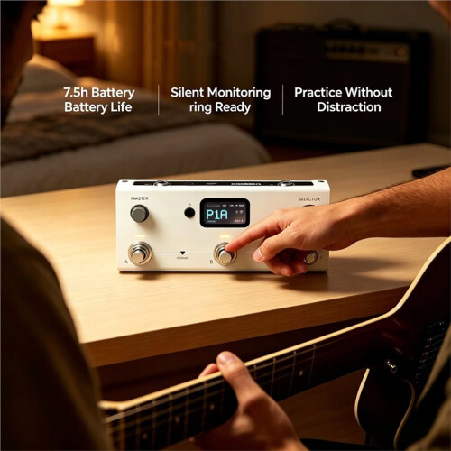 MOSAIC 3- Guitar Multi-Effects Processor 44.1kHz 24bit 30 Amps 30 IRs  7.5H Battery USB-C Audio 2