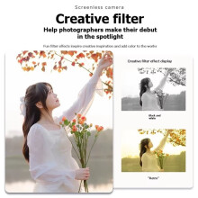 Screenless Retro Digital Camera 8MP HD LED Flash 3 Filter Effects Portable CCD Camera for Camping Photo Flash