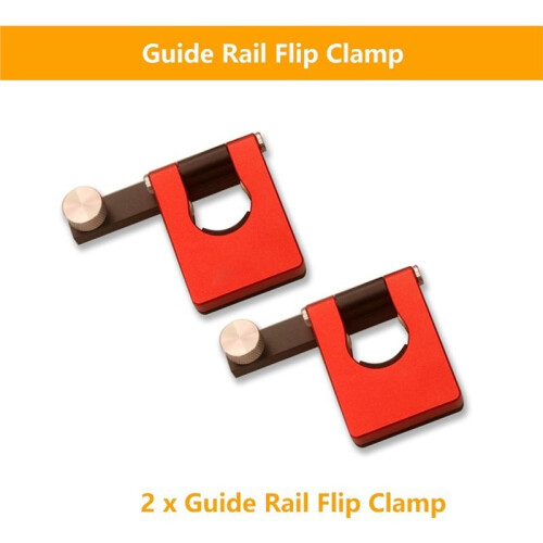 Guide Rail Flip Clamp Woodworking Table Auxiliary Fixator for   Guide Rail 2