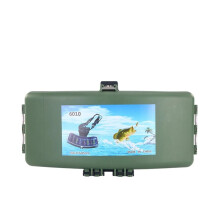 Fishing Belt Bag Luya Sea Fishing Belt Waist Box Fishing Bait Storage Belt Box Large Capacity Fish Tackle Box Green