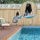 Pool Tool Holder and Organizer,Pool Cleaning Equipment Storage with 6 Pool Tool Holder,Key Chain Loop and S Shaped 4