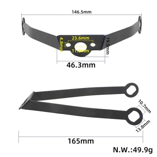 Rear  Sets Compatible with  5 5 Pro 5 Max Electric Scooter with Hook Taillight Bracket Mounting Screws