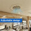 RV Ceiling Vent Cover,RV AC Vent Replacement for Inside ,Fits Ducts with Rotatable Louvers for Directional Airflow 3