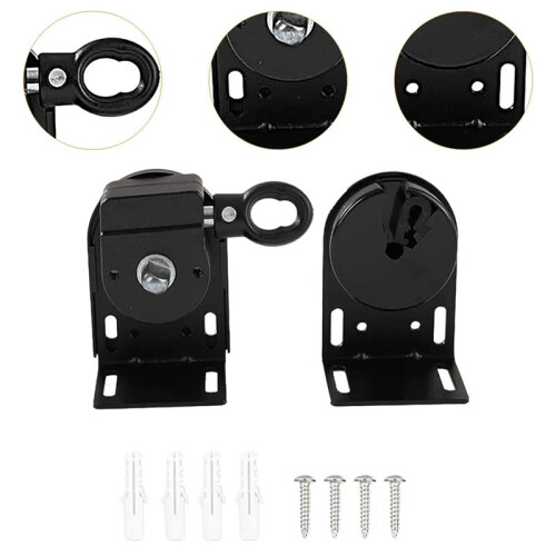 Replacement Mounting Brackets for Outdoor Sun Shades Cordless Roller Blind 2pc 1