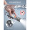SMILING  3 Pcs Rechargeable EDC Flashlight with Hook Lock,  Adjustable Focus Pocket Light, COB LED Emergency Lamp 4