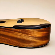 Gitarren-Handstütze Aus Massivholz, Palisander-Handstütze mit Doppelseitigem Weichkleber, Selbstklebende Handstütze für Folk-Gitarren
