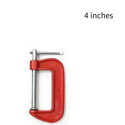 Pacote com 5 Grampos de Madeira de 4 Polegadas - Conjunto de Grampos de Vários Tamanhos para Marcenaria e Reparos em Móveis 1
