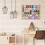 54 Spools Wooden Thread Rack Organizer with Wall Hanging Hooks for Sewing and Embroidery 4