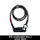 ULAC Bicycle Nuvo Lock ULAC K6D Bicycle Combo Lock Three Digit Password Combination Password Security Lock for Bicycle Black 2
