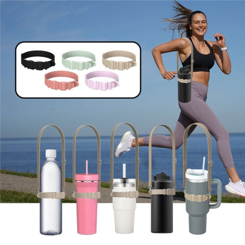 Water Bottle Handle Strap Water Bottle Sling Universal Bottle Lanyard Adjustable Shoulder Strap Water Bottle Holder E 1