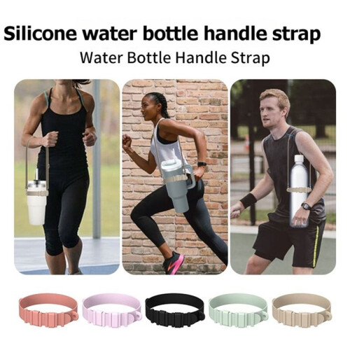 Water Bottle Handle Strap Water Bottle Sling Universal Bottle Lanyard Adjustable Shoulder Strap Water Bottle Holder E 2