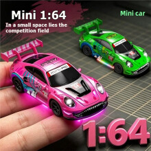 1:64 Remote Control Car RC CAR Collectible Miniature Metal Toy Car Ornament for Display Collection B