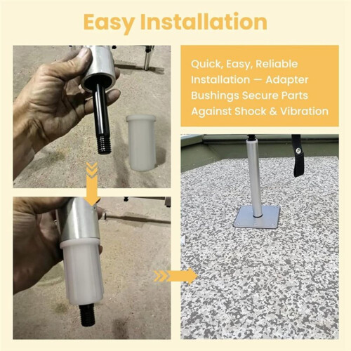 2 Pack Boat  Pedestal Bushing , Fits Marine Base, Smooth Rotation, Boat Replacement Part 2