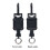 2-Pack Scuba Retractable Gear Retractor, Lanyard for Dive Console Underwater Equipment 6