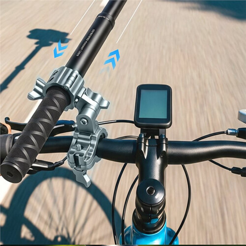 Dual- Aluminum Alloy Motorcycle Mount for  X6 Adjustable Riding Accessory 1