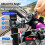 Dual- Aluminum Alloy Motorcycle Mount for  X6 Adjustable Riding Accessory 5