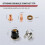23pack Electrode Nozzle 59182 59164 65A for Harbor Freight Titanium Plasma65 TI-PC65 Torch 6