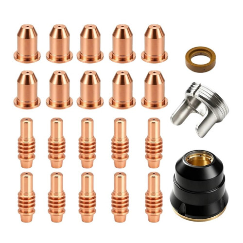 23pack Electrode Nozzle 59182 59164 65A for Harbor Freight Titanium Plasma65 TI-PC65 Torch 1