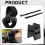 4 Pack Bicycle Flashlight Mount, Bike Flashlight Holder Light Stand, for Bicycle Stroller Wheelchair, Camping Pole 9