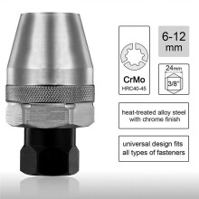 3/8 Inch Drive Headless Stud Extractor, Suitable for 6-12 mm Broken and Slipped Studs, Automotive Repair and Maintenance