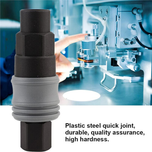 10pcs Plastic Steel Quick Connector - Pneumatic Hose Connector Self Locking C Type for Compressed Air Applications 1