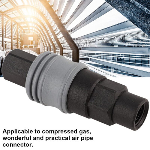 10pcs Plastic Steel Quick Connector - Pneumatic Hose Connector Self Locking C Type for Compressed Air Applications 2
