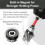 6pcs Drywall Screw Setter Set, 1/4" Hex Adjustable Depth Positioning Bits with Magnetic Bit Holder Extension Bar 4