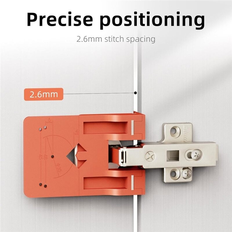 35mm Concealed Hinge Jig with Magnetic Stopper, Precise Cabinet Door ...