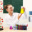 40 Pcs Plastic Test Tubes with Rack, Graduated Cylinders, Beakers, Flasks & Pipettes 6