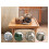 1pcs Wood Sofa Arm Tray Foldable Rectangular Snack & Fruit Platter Portable Couch Armrest Table for Living Room 4
