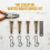 Kit di 8 Perni di Sicurezza e Coppiglie per Spazzaneve, Codici 738-04124A e 714-04040. 8