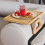 1pcs Wood Sofa Arm Tray Foldable Rectangular Snack & Fruit Platter Portable Couch Armrest Table for Living Room 5