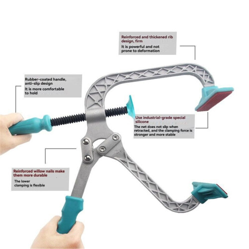 Manual Diamond Mesh Puller Window Screen Leveling Pliers Tensioner Clamp Tool for Wire Mesh Installation Stretching 2