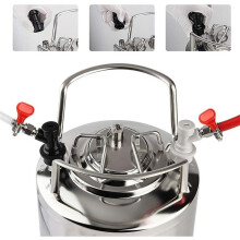 1set Beer Keg Quick Connectors, Threaded-to-Conical Adapter, Black-and-White Connector Adapters,Liquid Quick Connectors
