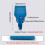 6pcs G1/4 Male Flat Thread Blower Nozzle for Compressed Air Sources in Workshop Maintenance and Assembly Lines 6