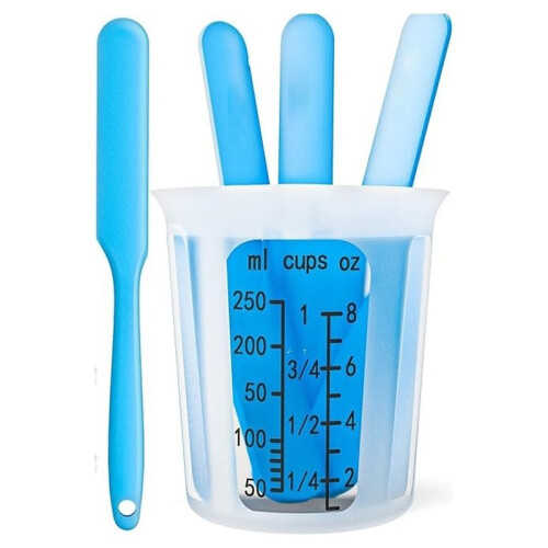 1set Measuring Cup Tool Set - Specialize Bowls for Epoxy Resin, Reusable Mixing Cups and Stirring Sticks 1