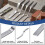 BrickTuck Pointing Trowel Tool - 4-Piece Stainless Steel Double Ended Bricks Jointer Cement Tools Set for Masonry 4
