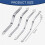 BrickTuck Pointing Trowel Tool - 4-Piece Stainless Steel Double Ended Bricks Jointer Cement Tools Set for Masonry 7