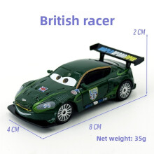 (British Racer)Voiture film enfants jouet en alliage avec propulsion à inertie pour jeu créatif et développement moteur visuel