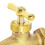 Brass Irrigation Hose Bibb with 3/4in Connection for Efficient Watering 2